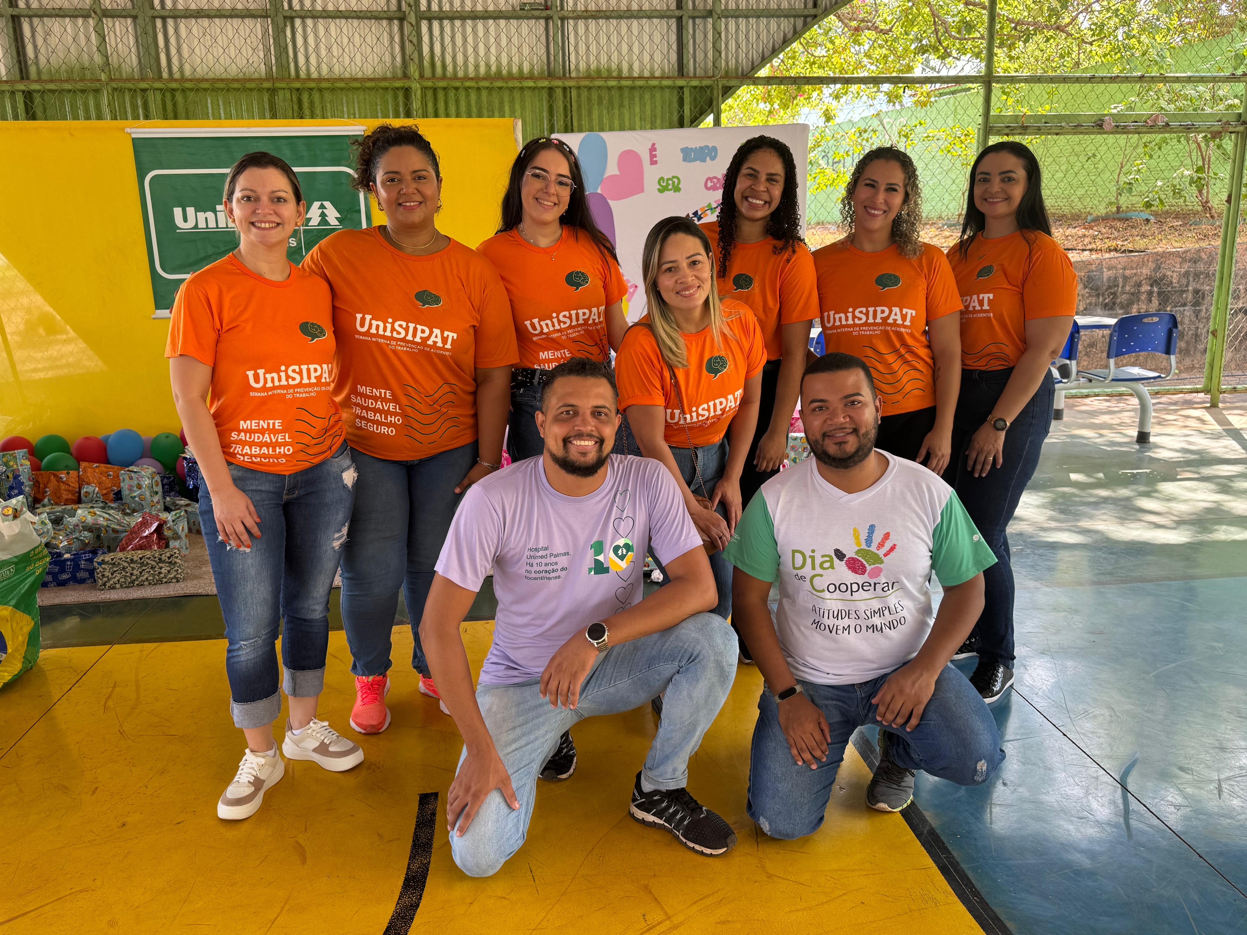 Unimed Palmas e Sistema OCB/TO celebram Dia das Crianças com atividades recreativas na Escola Aprígio Thomaz de Matos