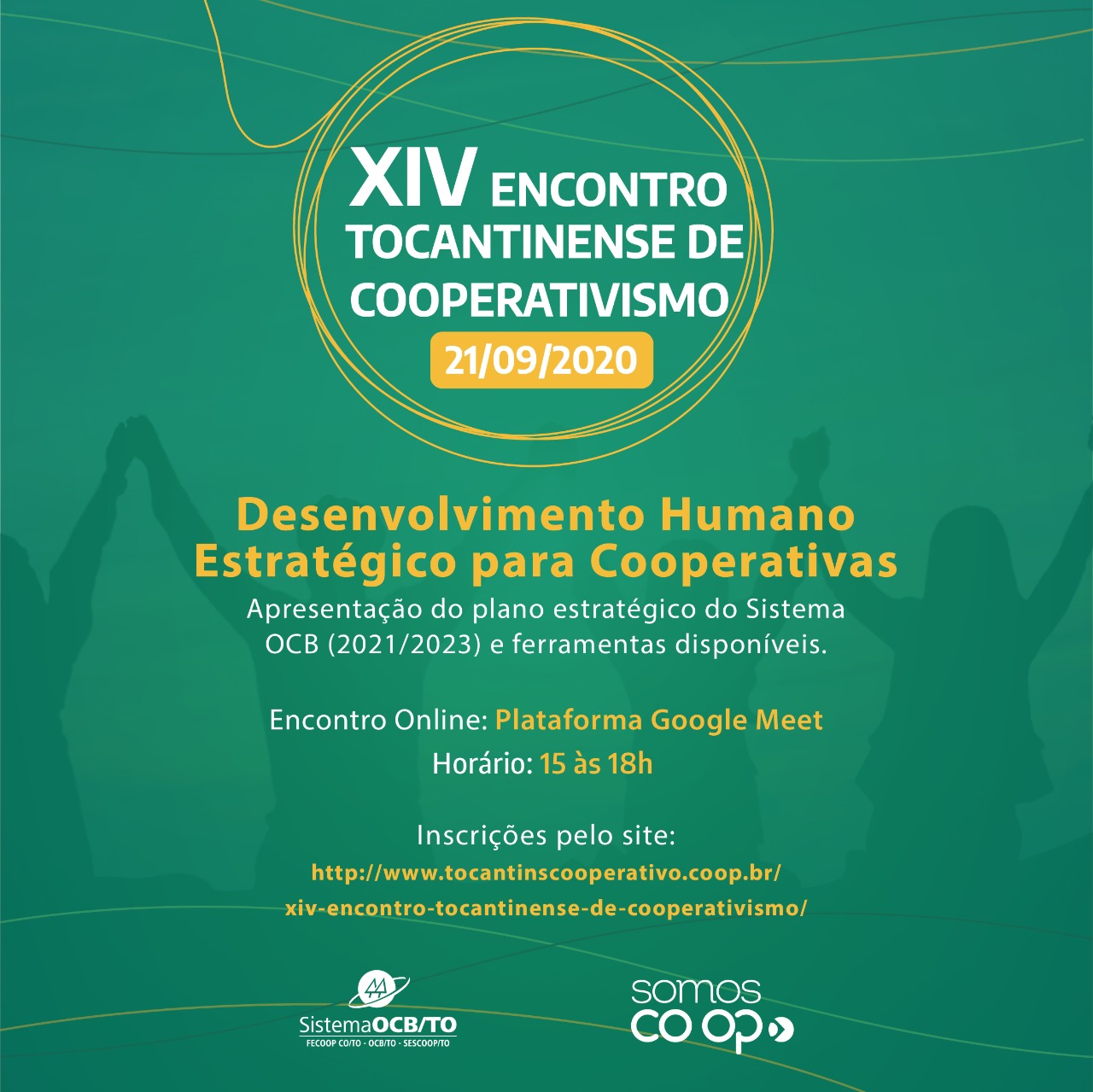 XIV Encontro Tocantinense de Cooperativismo acontece nesta segunda, 21