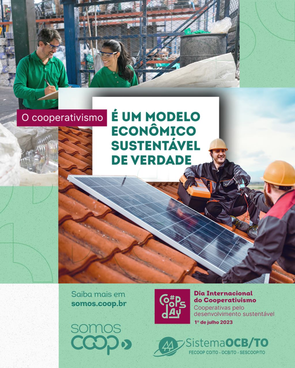 Dia Internacional do Cooperativismo reforça compromisso com sustentabilidade