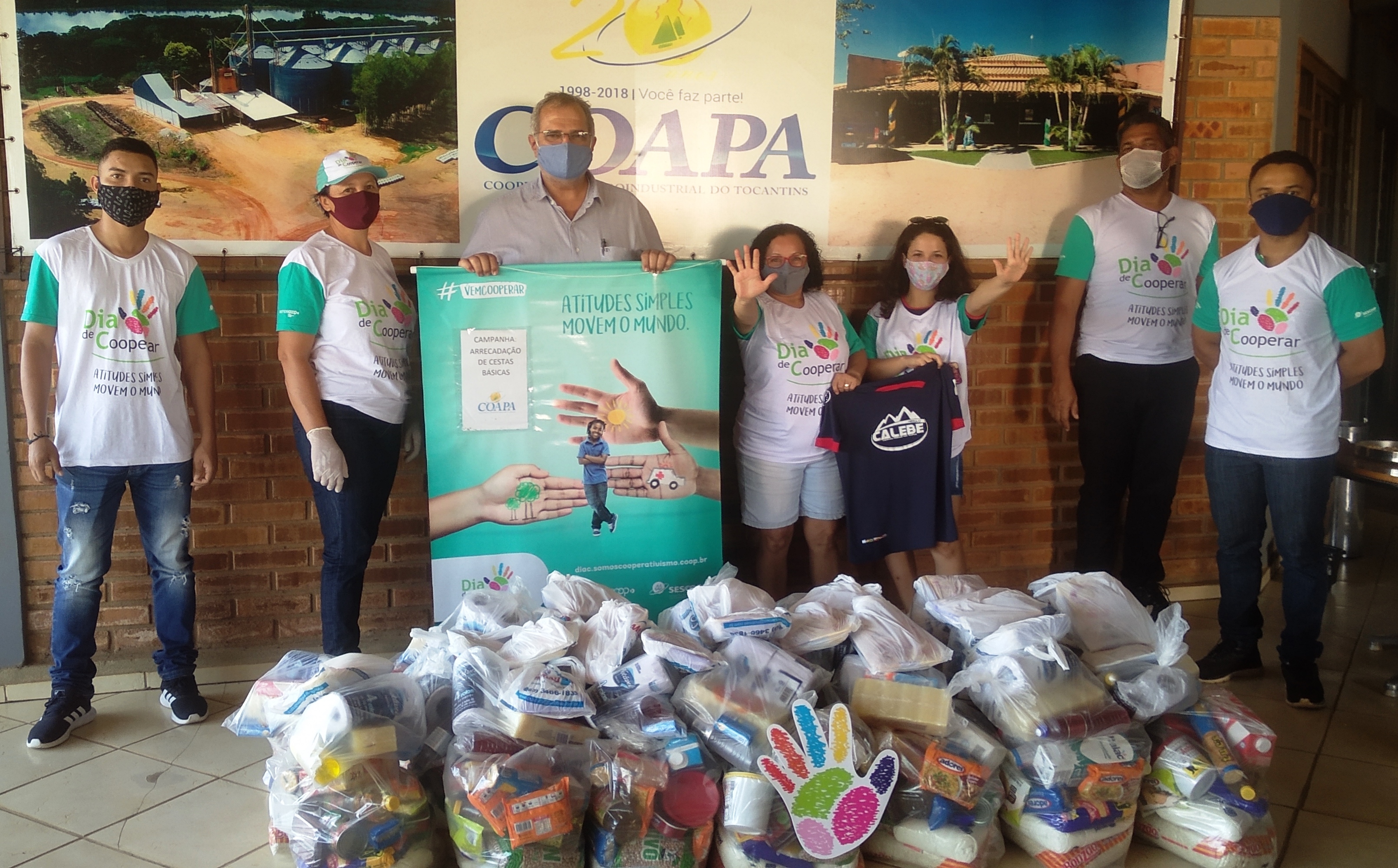 Cooperativa tocantinense participa da comemoração nacional do Dia C e apresenta ao Brasil ação solidária