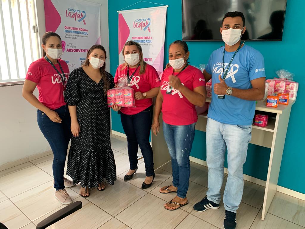 Mais de 9 mil absorventes já foram entregues pelo cooperativismo tocantinense em combate à Pobreza Menstrual