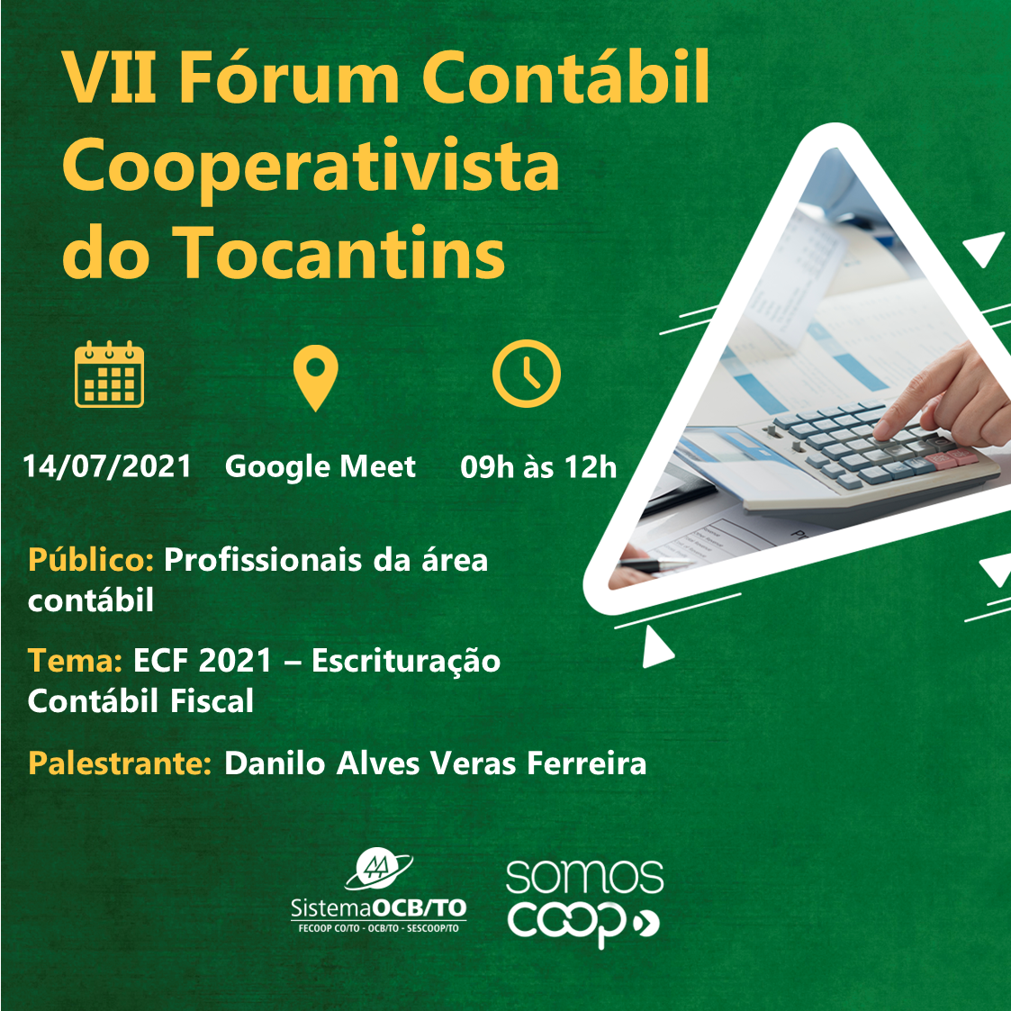 VII FÓRUM CONTÁBIL COOPERATIVISTA DO TOCANTINS