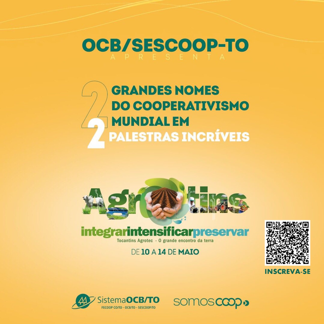 Confira a programação do Sistema OCB/TO na Agrotins 2022