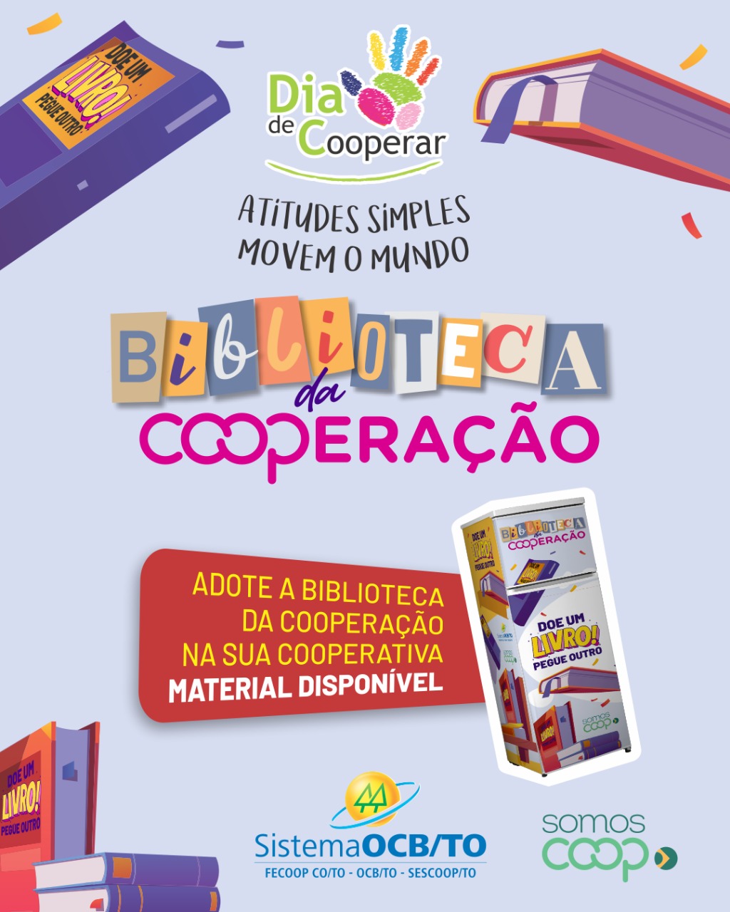 Cooperativas tocantinenses aderem a projeto de incentivo à leitura