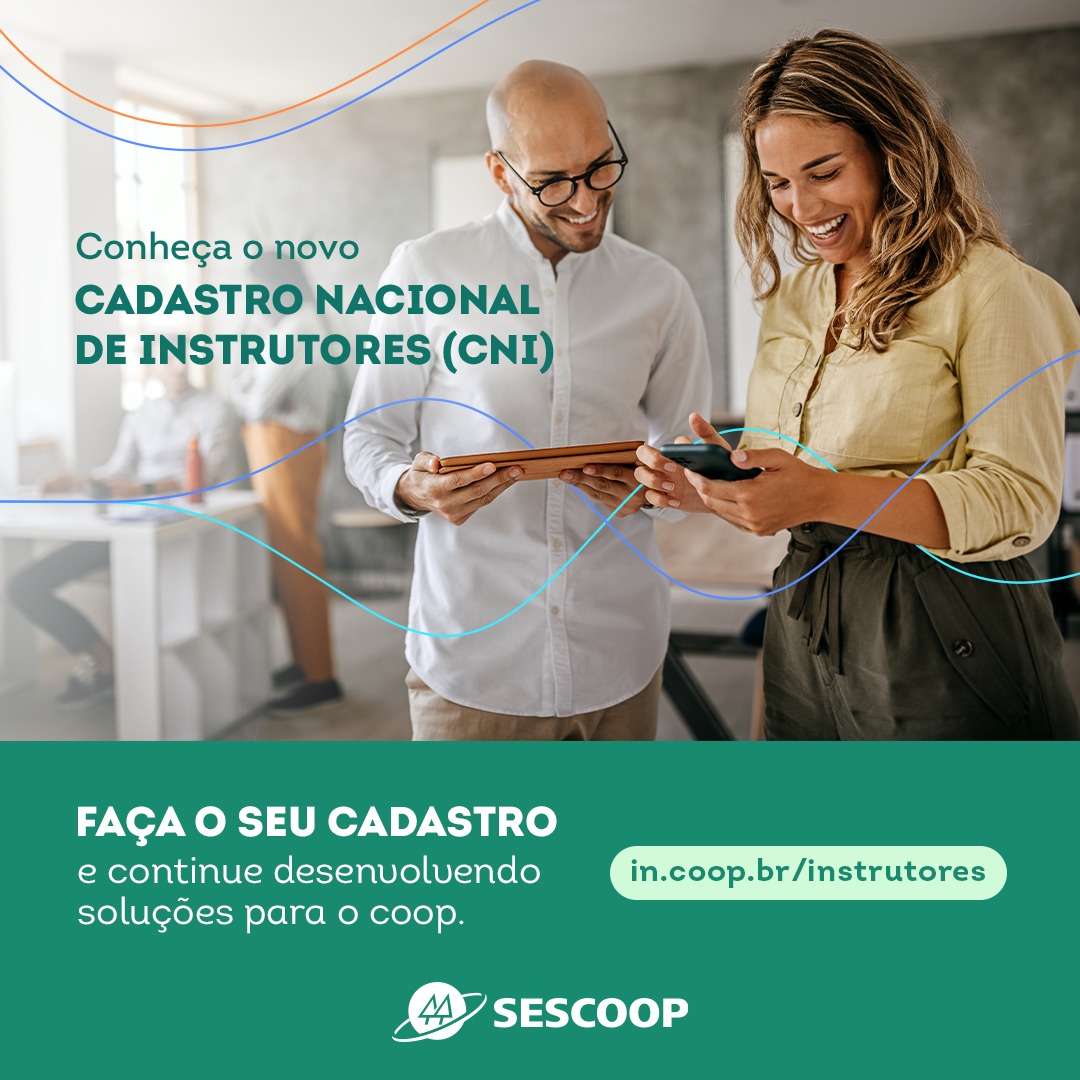 O credenciamento de Instrutores do Sescoop/TO está de cara nova!