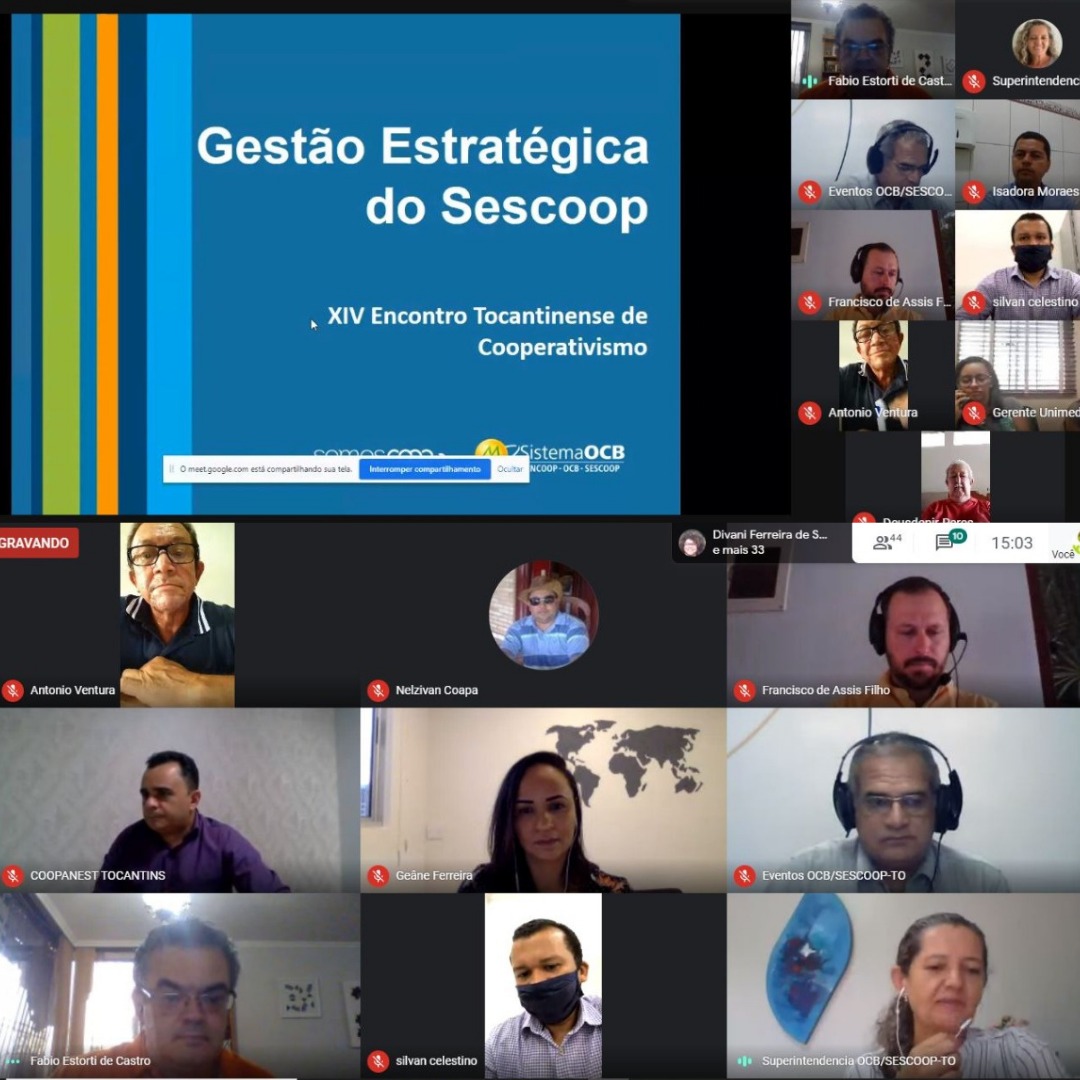 Sistema OCB/TO recebe mais de 60 cooperativistas no XIV Encontro Tocantinense de Cooperativismo