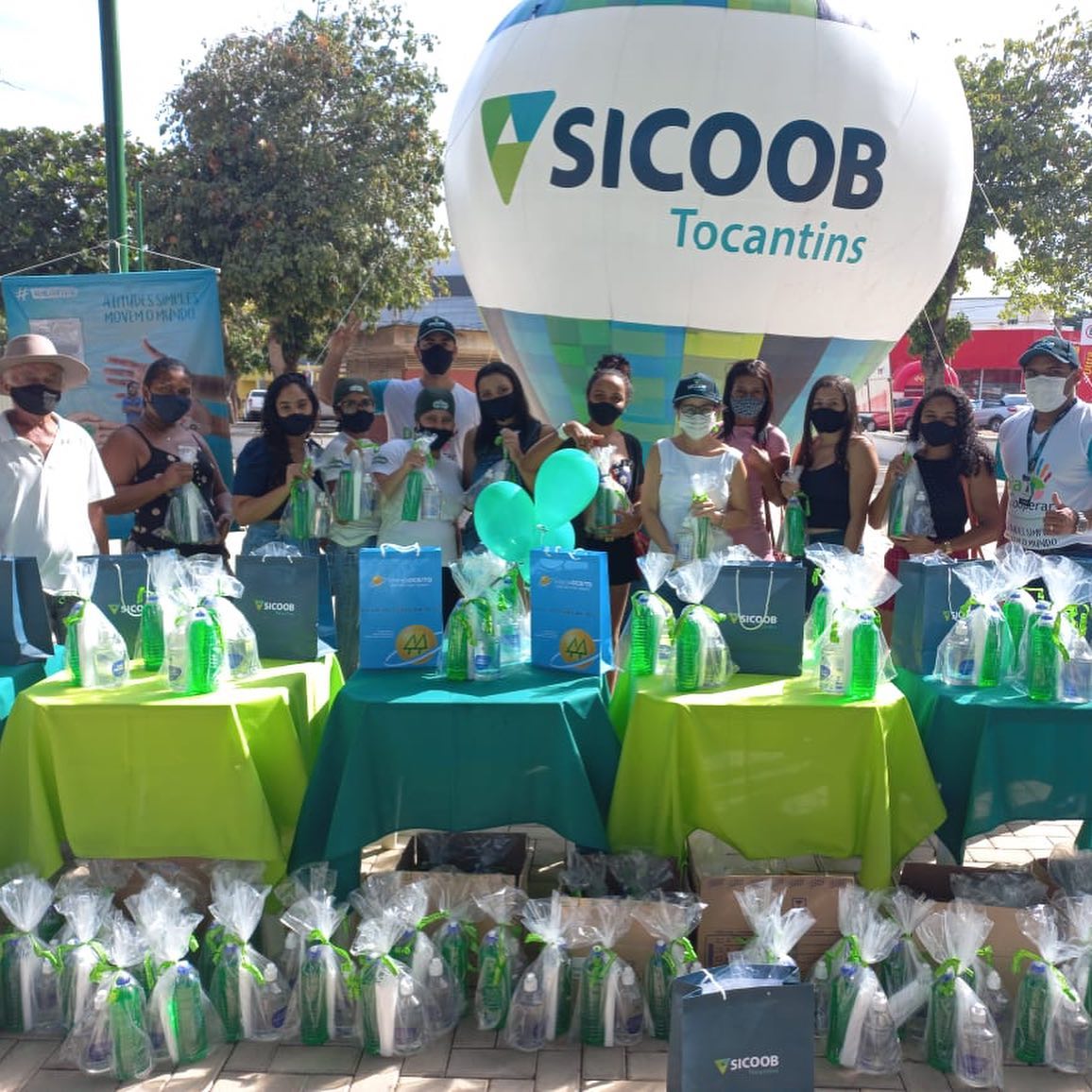 Sicoob realiza ações do Dia C em diversas agências no Tocantins