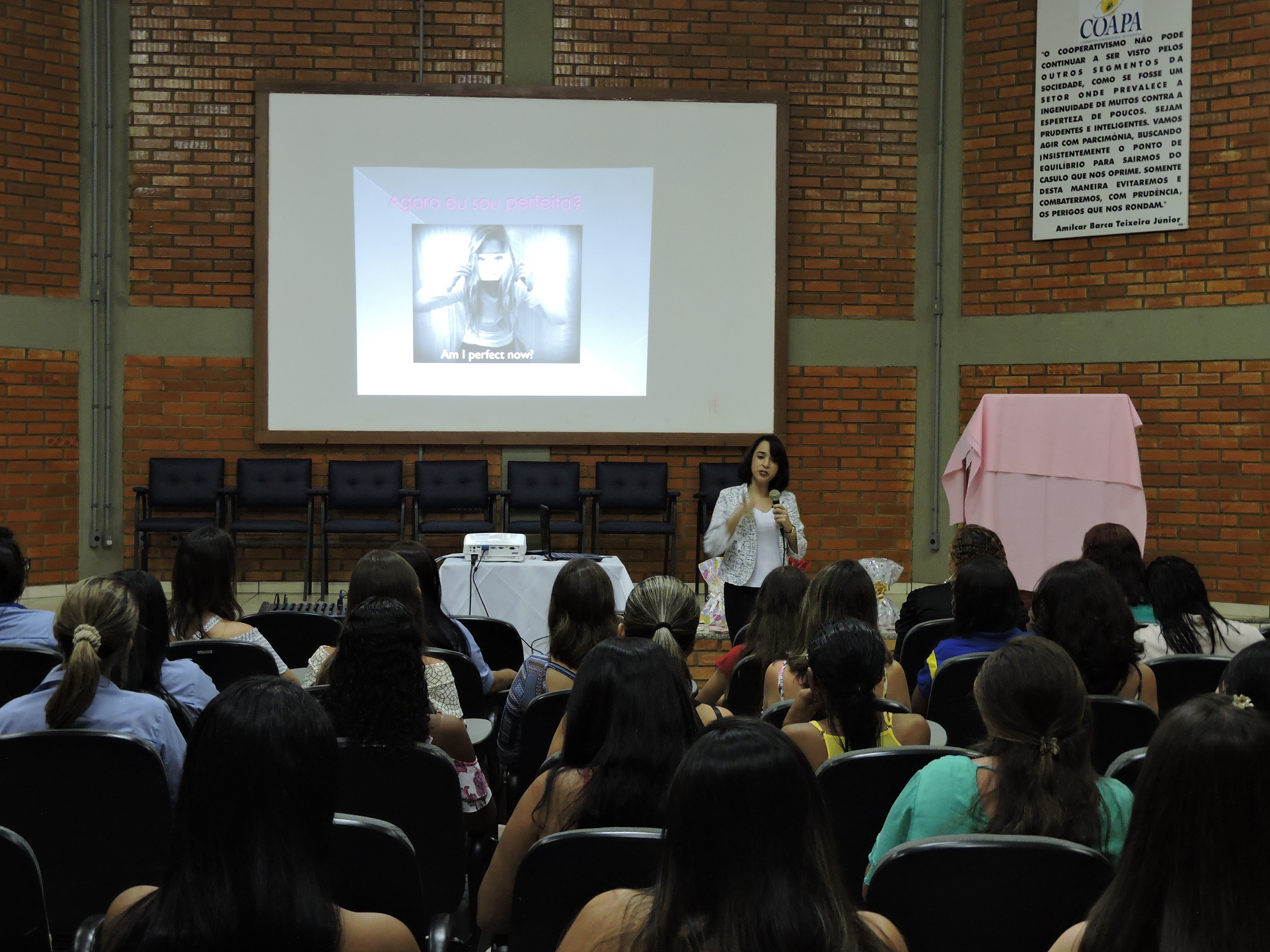 Palestra sobre o Dia da Mulher