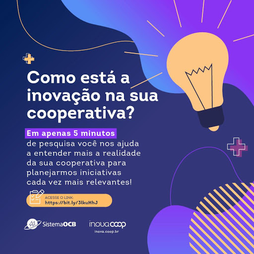 Formulário para diagnóstico de inovação nas cooperativas brasileiras segue aberto até o dia 22 de janeiro
