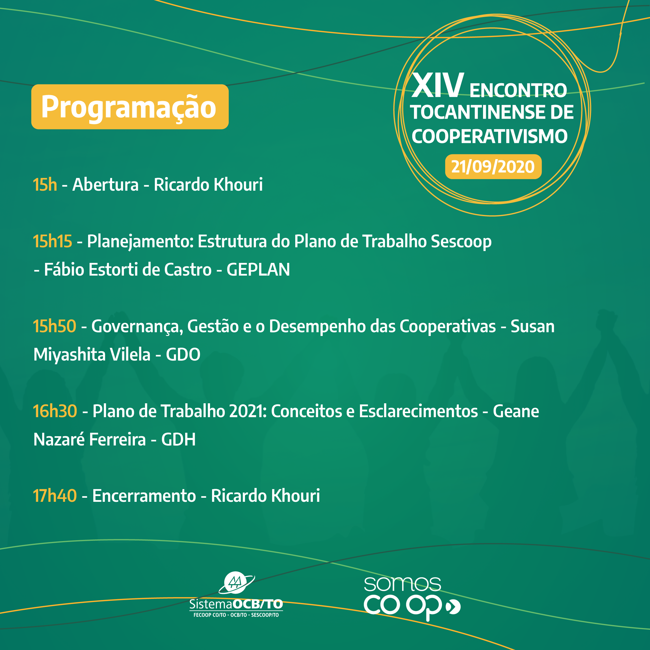 XIV ENCONTRO TOCANTINENSE DE COOPERATIVISMO